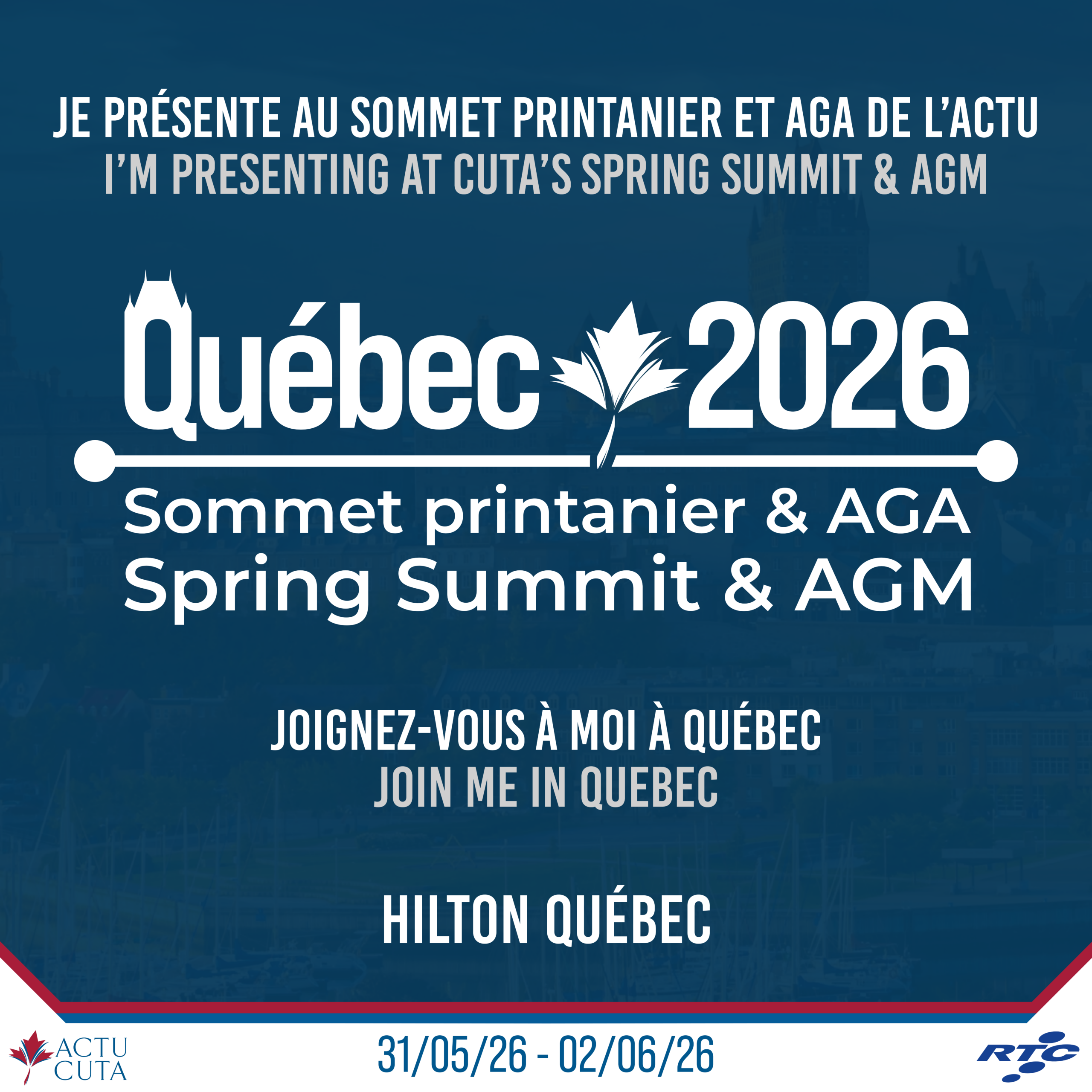 2026 Quebec - Speaker Graphic Square